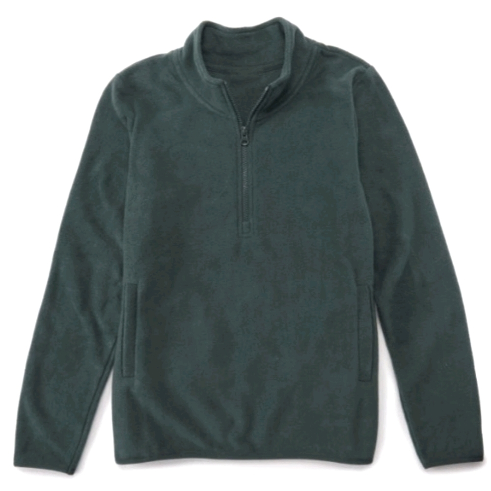 New Women's Green Polar Fleece Pullover